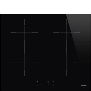 Ⓜ️🔵🔵🔵 Smeg SIB2641D - Piano cottura a Induzione, nero, 60 cm, Estetica Universale, Inca