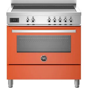 Ⓜ️🔵🔵🔵👌 BERTAZZONI PRO95I1EART - Cucina con piano induzione, 90 cm, ARANCIONE, forno