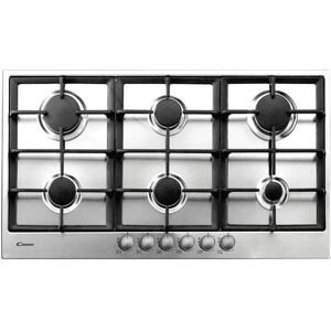 Candy Timeless PG960/1SXGH Stainless steel Da incasso 90.9 cm Gas 6 Fornello(i)