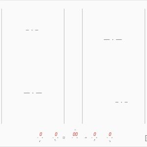 FABITA Piano cottura induzione 4 zone L 58 cm FI 64 TW  bianco