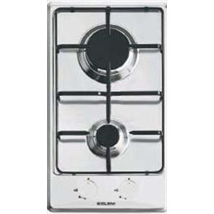 GLEM GAS Piano Cottura A Gas Gt32ix 2 Fuochi 29cm-inox