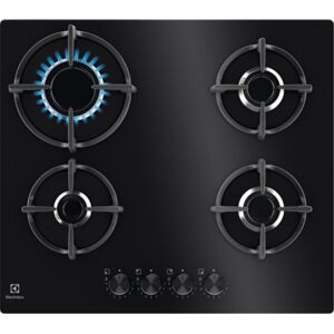 Electrolux EGG64272K piano cottura Nero Da incasso 60 cm Gas 4 Fornell