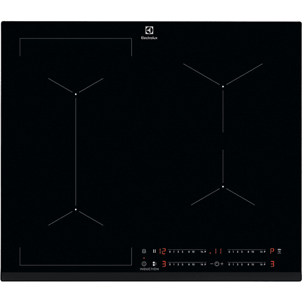 electrolux piano cottura a induzione  lil63441, 4 zone cottura, 59 cm x 52