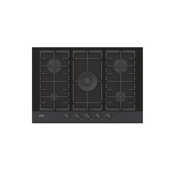 haier series 4 havg75hb nero da incasso 74.5 cm gas 5 fornello(i)