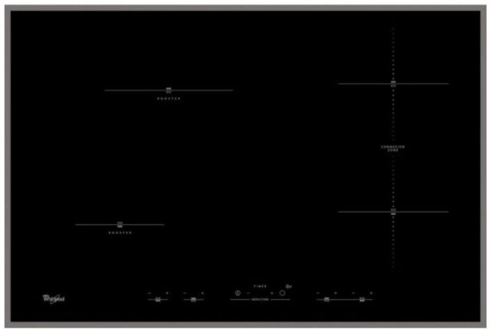 Whirlpool Piano cottura induzione 77 cm colore nero - Whirpool ACM1032BA