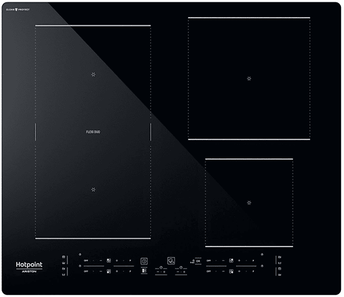 HOTPOINT PIANO COTTURA A INDUZIONE  HB 4860C CPNE, 4 zone cottura, 59 cm x 51