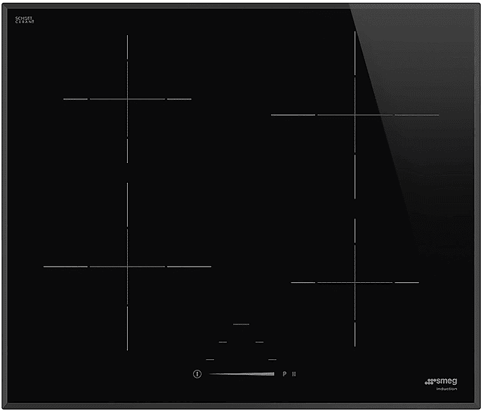 SMEG PIANO COTTURA A INDUZIONE  SI4642B, 4 zone cottura, 60 cm x 51