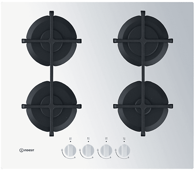 Indesit PIANO COTTURA  ING 61T/WH, 4 zone cottura, 59 cm x 51