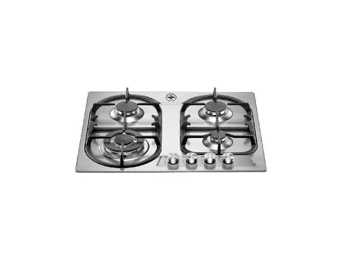 Bertazzoni La Germania P6801D9X/19 piano cottura Acciaio inossidabile Da incasso 60 cm Gas 4 Fornello(i)