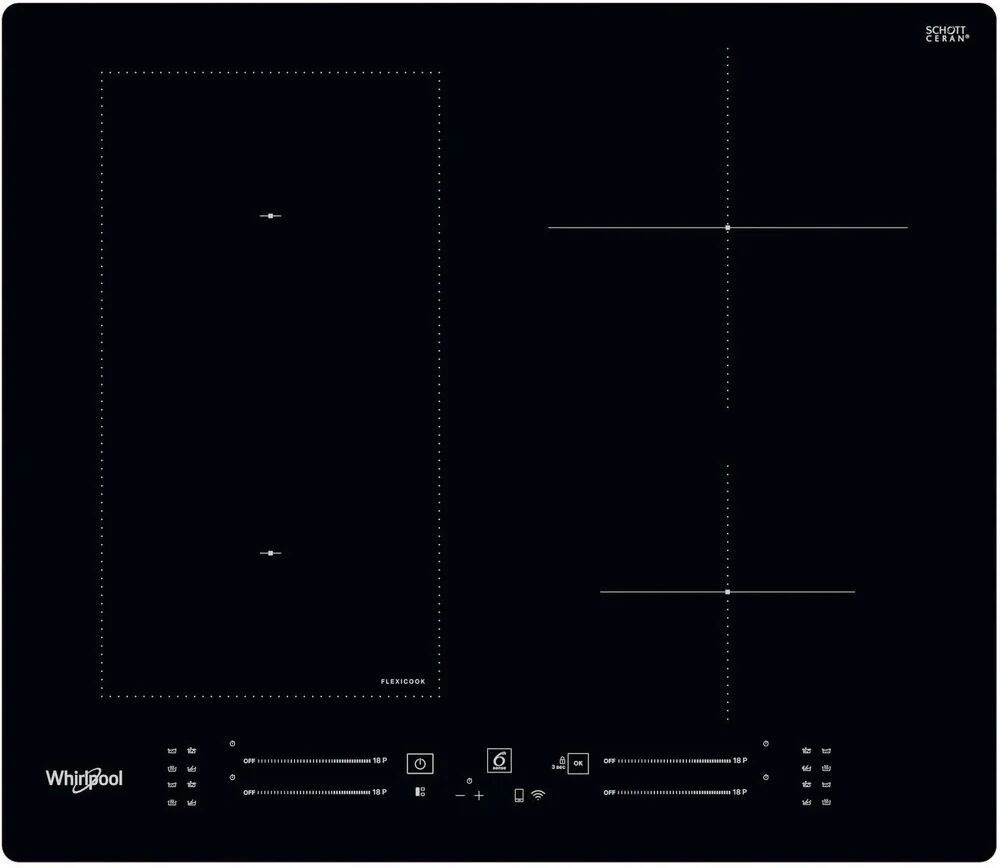 Whirlpool Piano cottura a induzione in vetroceramica - WL S2260 NE