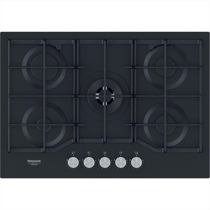 Ariston Piano Cottura A Gas Hags 72f/bk Hob Oa 5 Fuochi