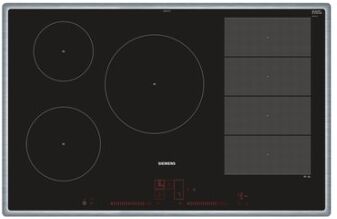 Siemens EX845LVC1E piano cottura Nero, Acciaio inossidabile Da incasso Piano cottura a induzione 5 Fornello( (EX845LVC1E_price1)