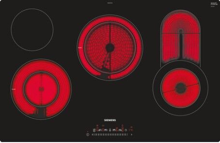 Siemens ET801FCP1D piano cottura Nero, Acciaio inossidabile Da incasso Ceramica 4 Fornello(i) (ET801FCP1D) (ET801FCP1D_price1)