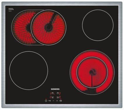 Siemens ET645HN17E piano cottura Nero Da incasso Ceramica 4 Fornello(i) (ET645HN17E) (ET645HN17E_price1)