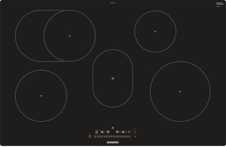 Siemens EH801FFB1E piano cottura Nero Da incasso Piano cottura a induzione 4 Fornello(i) (EH801FFB1E)