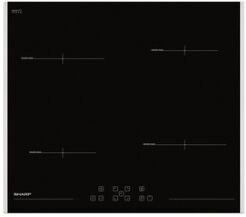 Sharp KH-6I19FT00-EU Nero Da incasso 59 cm Piano cottura a induzione 4 Fornello(i) (10705731)