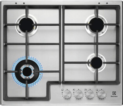 Electrolux EGS64362X Acciaio inossidabile Da incasso 59.5 cm Gas 4 For