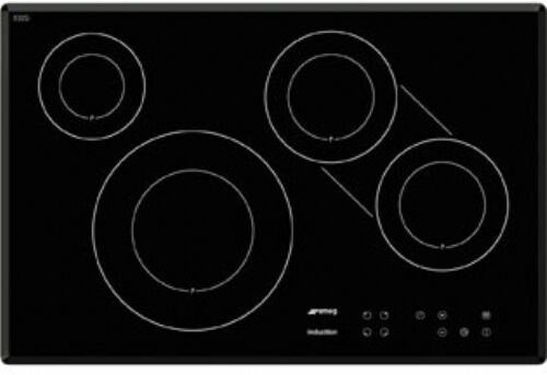 SMEG SI3842B Inductiekookplaat 77cm Facetrand