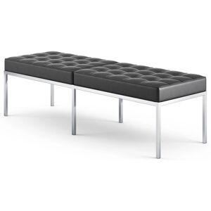 Florence Knoll Bench, 2-Sits, Läder: Kat. W - Volo - Vo785