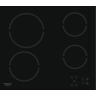 Placa De Vitrocerâmica Hotpoint Hr 631 C 4 Queimadores 58cm Preto