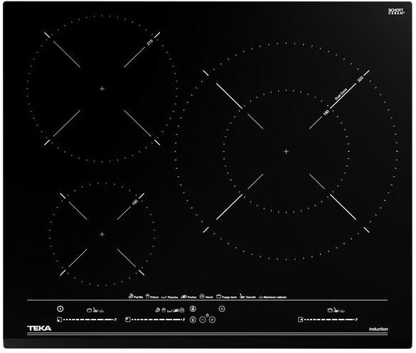 Teka Placa De Indução Embutida 60cm 3 Zonas Izc 63632 Mst (preto) - Teka