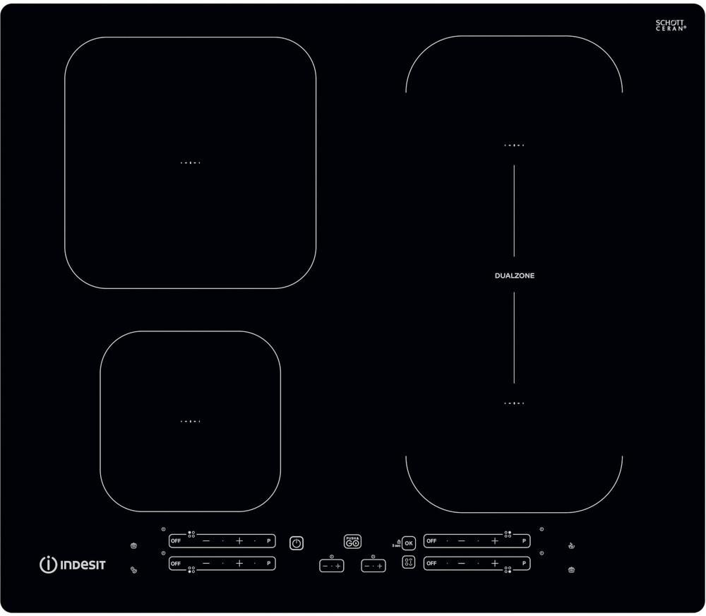 Indesit Placa Vitrocerâmica Embutida 59cm 4 Zonas Ib 65b60 Ne (preto) - Indsit