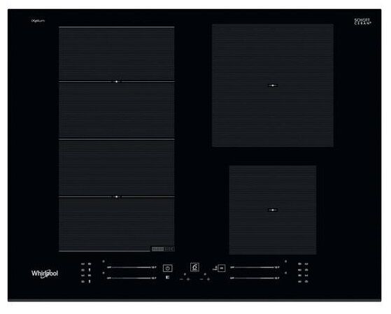 Whirlpool Placa De Indução Embutido 65cm 4 Zonas Wf S9365 Bf/ixl (preto) - Whirlpool