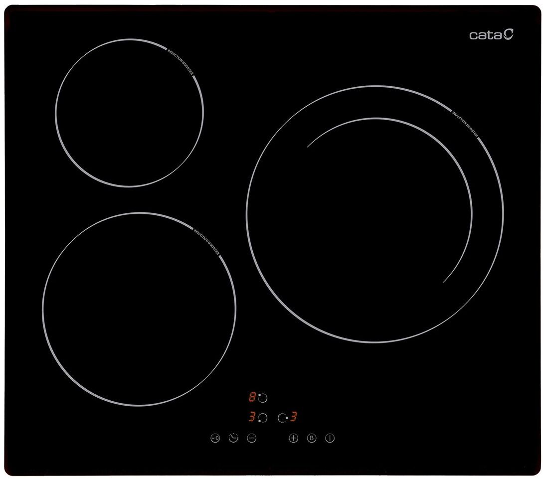 Cata Placa De Indução Ib6303bk 3 Zonas (preto) - Cata