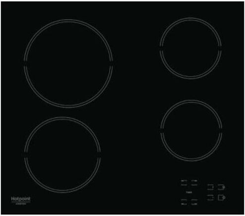 Hotpoint Placa Vitrocerâmica 4z.9p 60cm - Hr631c - Hotpoint