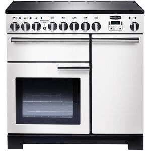 Rangemaster PDL90EIWH/C Professional Deluxe 90 Induction Hob Range Cooker  White