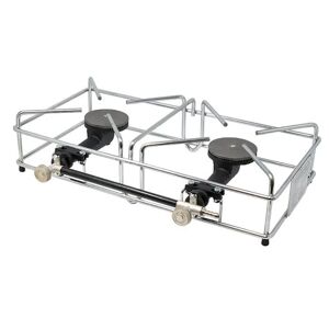 Foker Two Burner Wire Framed Gas Catering Stove