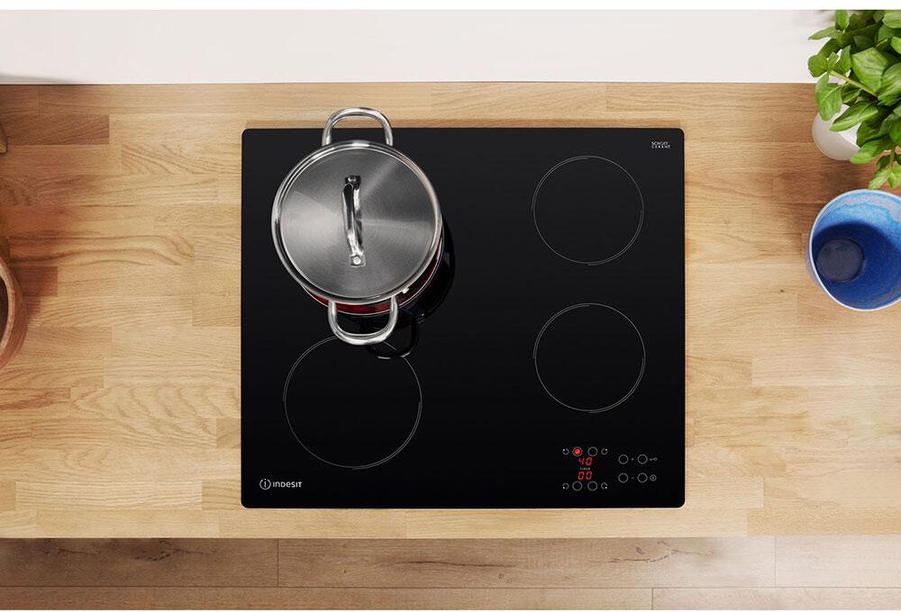 INDESIT RI 161 C Hob Electric Ceramic Hob - Black, Black