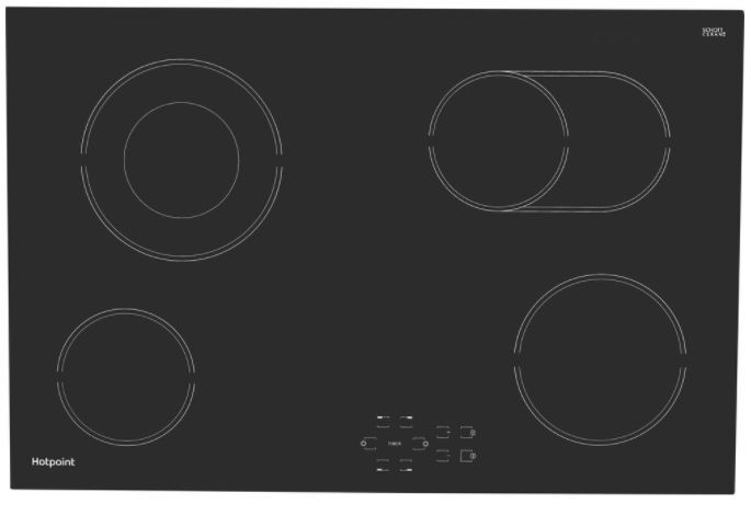 Hotpoint HR 724 B H Ceramic Hob - Black