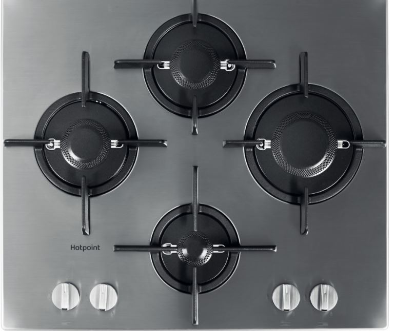 Hotpoint FTGHL 641 D/IX/H 4 Burner Gas Hob - Stainless Steel