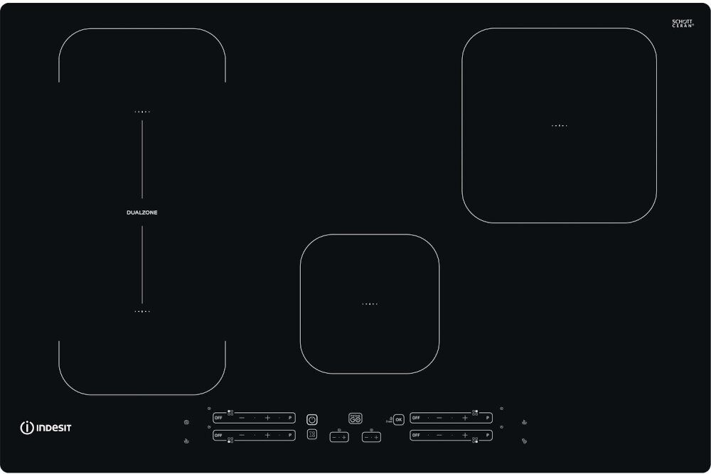 Indesit IB 21B77 NE Induction Hob - Black