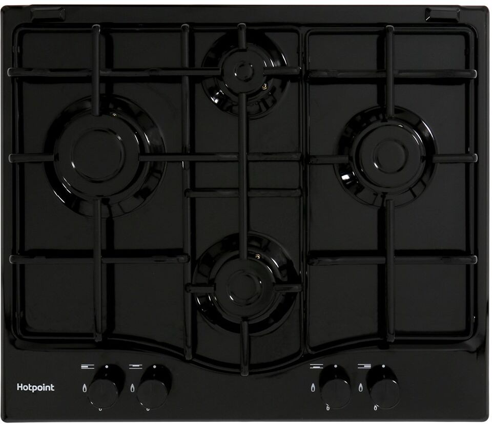 Hotpoint PCN 642 /H(BK) 4 Burner Gas Hob - Black