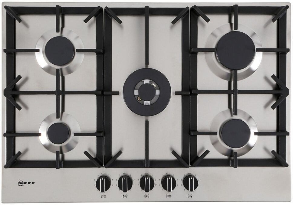 Neff T27DS59N0 5 Burner Gas Hob - Stainless Steel