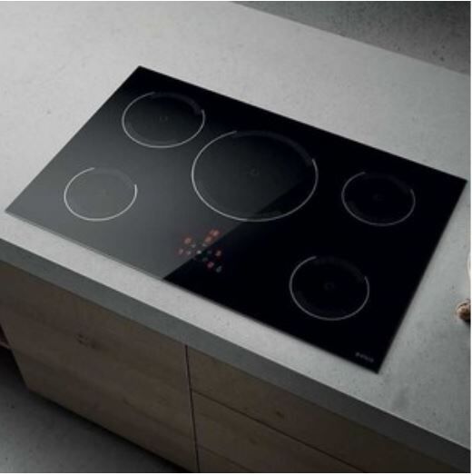 Elica HOB-G805-BLK Golden Hob in Black - Black