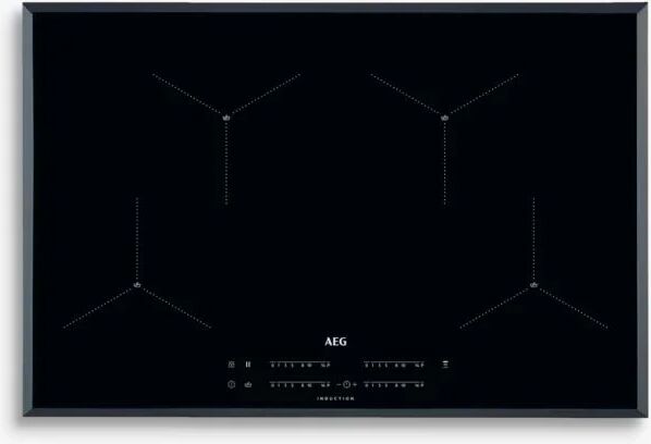 AEG IAE84411FB 78Cm Black 4 Zone Induction Hob - Black