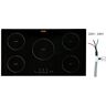 VEVOR Electric Cooktop, 5 Burners, 36'' Induction Stove Top, Built-in Magnetic Cooktop 9200W, 9 Heating Level Multifunctional Burner, LED Touch Screen w/ Child Lock & Over-Temperature Protection