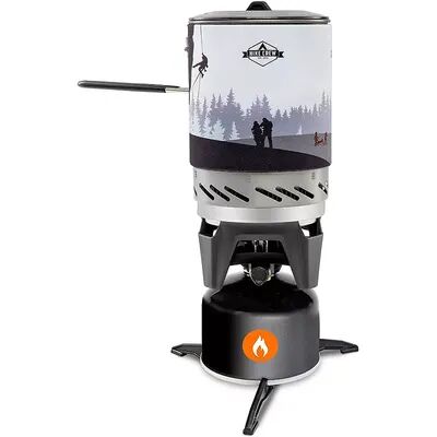 HikeCrew Hike Crew Portable Stove Top & Cooking System With 1L Pot, Compact Cooktop for Camping, Multicolor