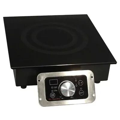 Sunpentown 1800w Built-In Commercial Range Induction Cooktop with Temperatue Display, Grey