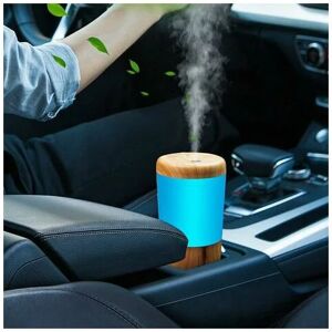 ETING Auto Diffusor Ätherisches Öl Luftbefeuchter, usb Plug In Mini Tragbare Aromatherapie Auto Öl Diffusoren, Cool Mist Duft Becherhalter Ultraschall Auto