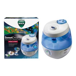 Wick Ultraschall Luftbefeuchter mit Lichtprojektion SweetDreams 2 in 1 weiss