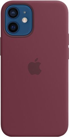 Refurbished: Apple iPhone 12 mini Silicone Case with MagSafe - Plum