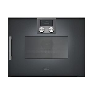 Gaggenau BMP250100 Mikrowellen-Backofen 36l Serie 200 Antrazit Türanschlag re...