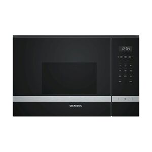 Siemens BF525LMS0 Mikrowelle Integriert Solo-Mikrowelle 20 l 800 W Schwarz, Edelstahl