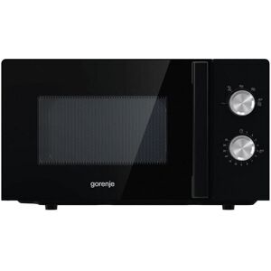 Gorenje Mikrowelle MO17E1BH schwarz Metall B/H/T: ca. 45,5x26,1x35,3 cm ca. 17 l