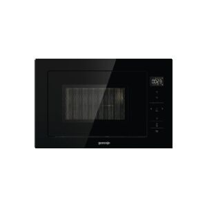 Gorenje Superior BM251S7XG - Mikrobølgeovn med varmeledning og grill - til indbygning - 25 liter - 900 W - sort