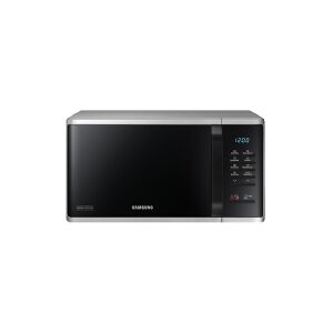 Samsung MS23K3513AS, Bordplade, Solo mikroovn, 23 L, 800 W, Knapper, Sølv